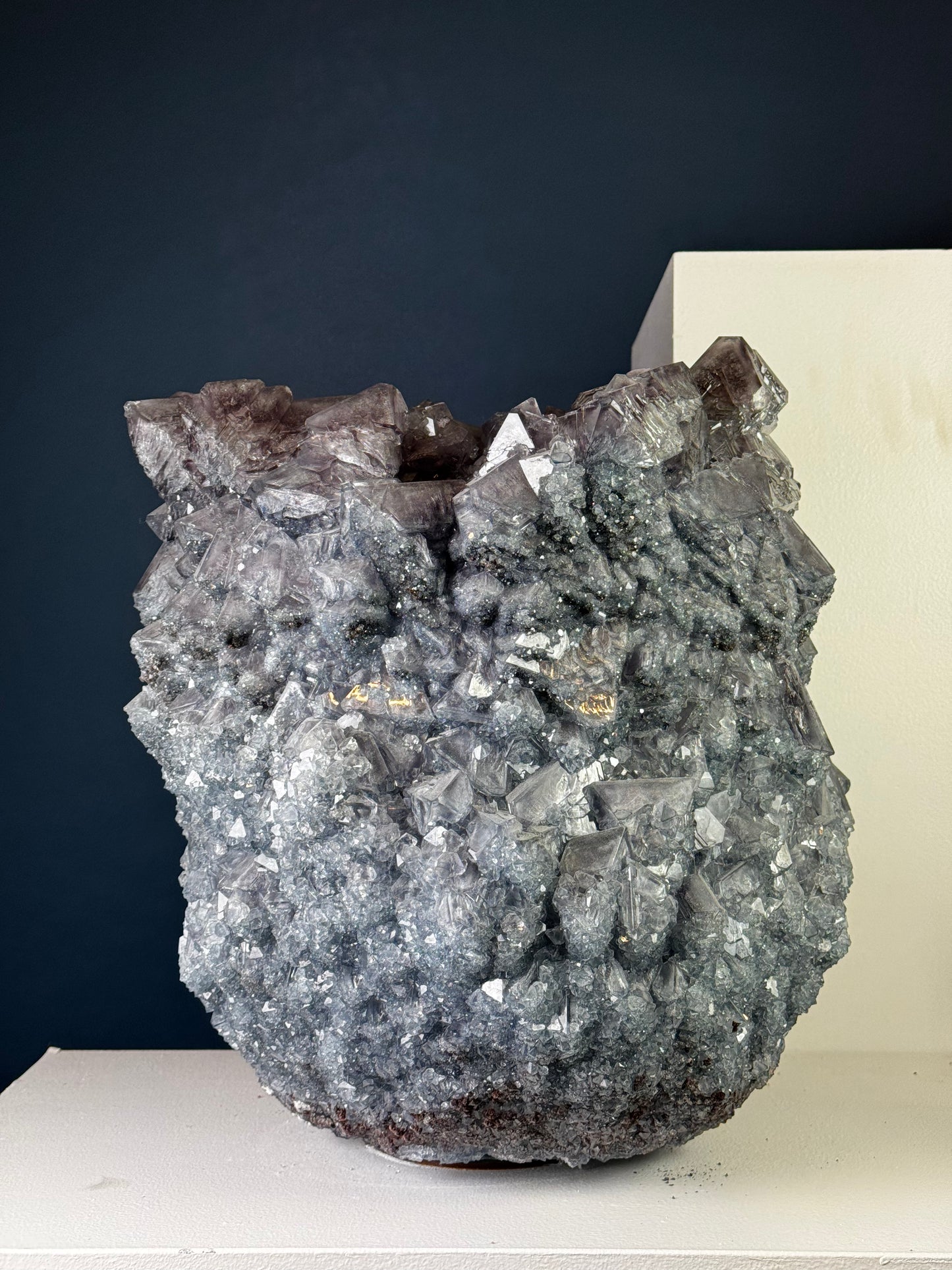 Crystal Vase Large - Amethist