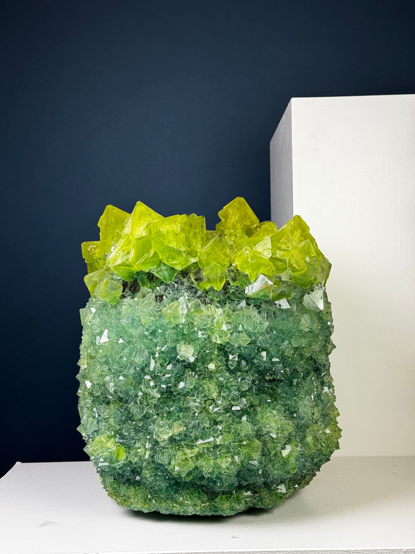 Crystal Vase Large - Verdant