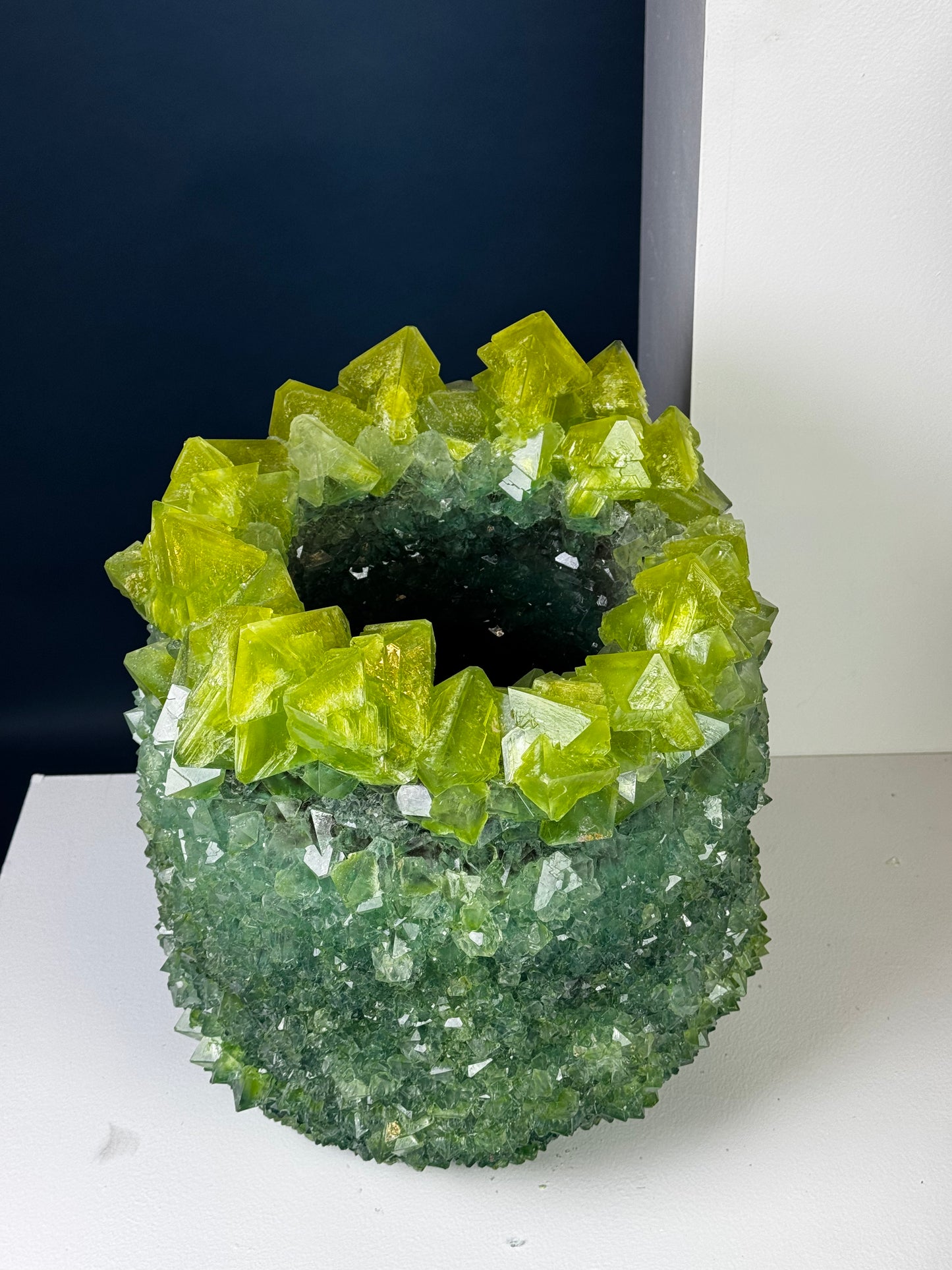 Crystal Vase Large - Verdant
