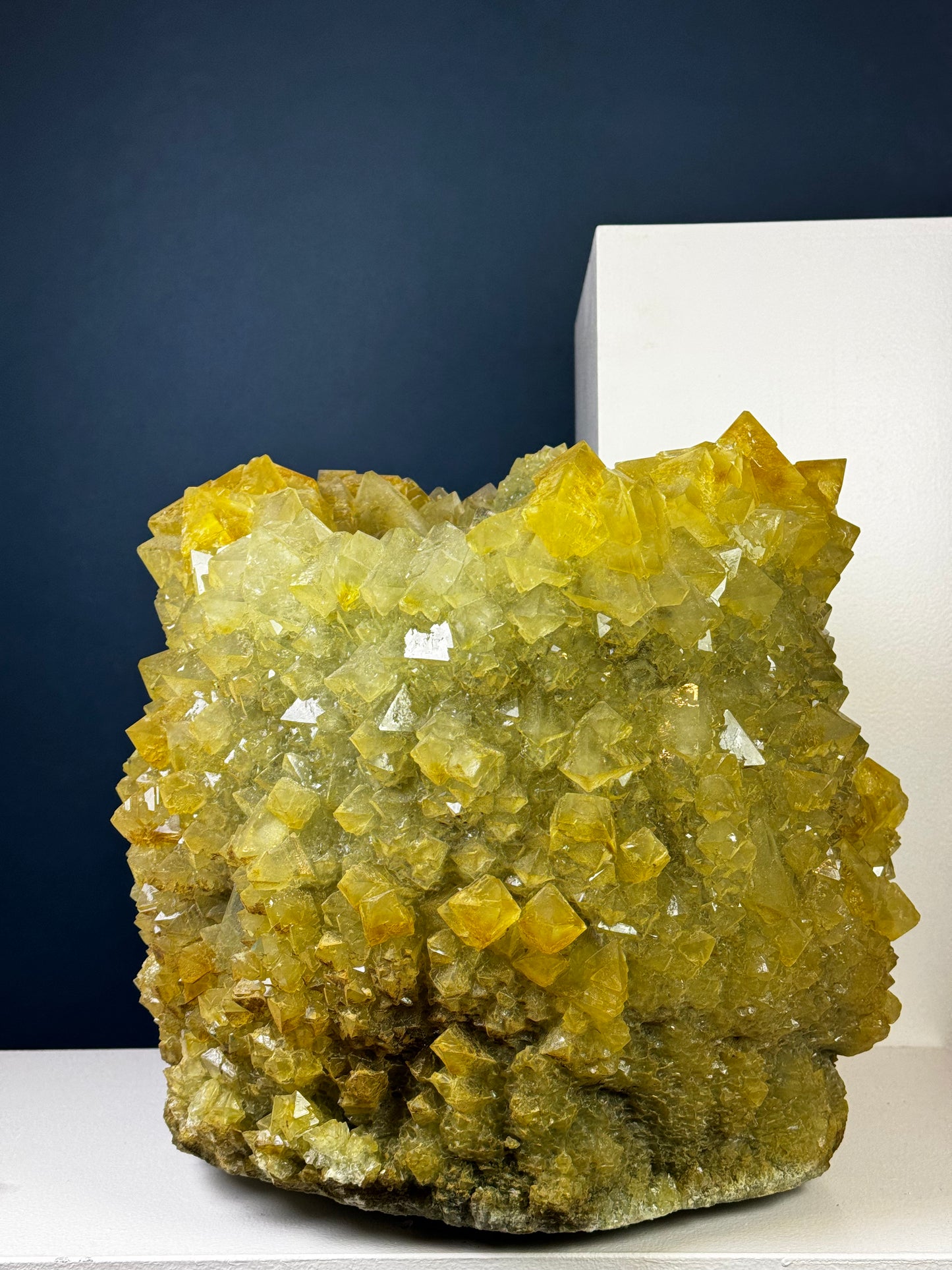 Crystal Vase Large - Moss