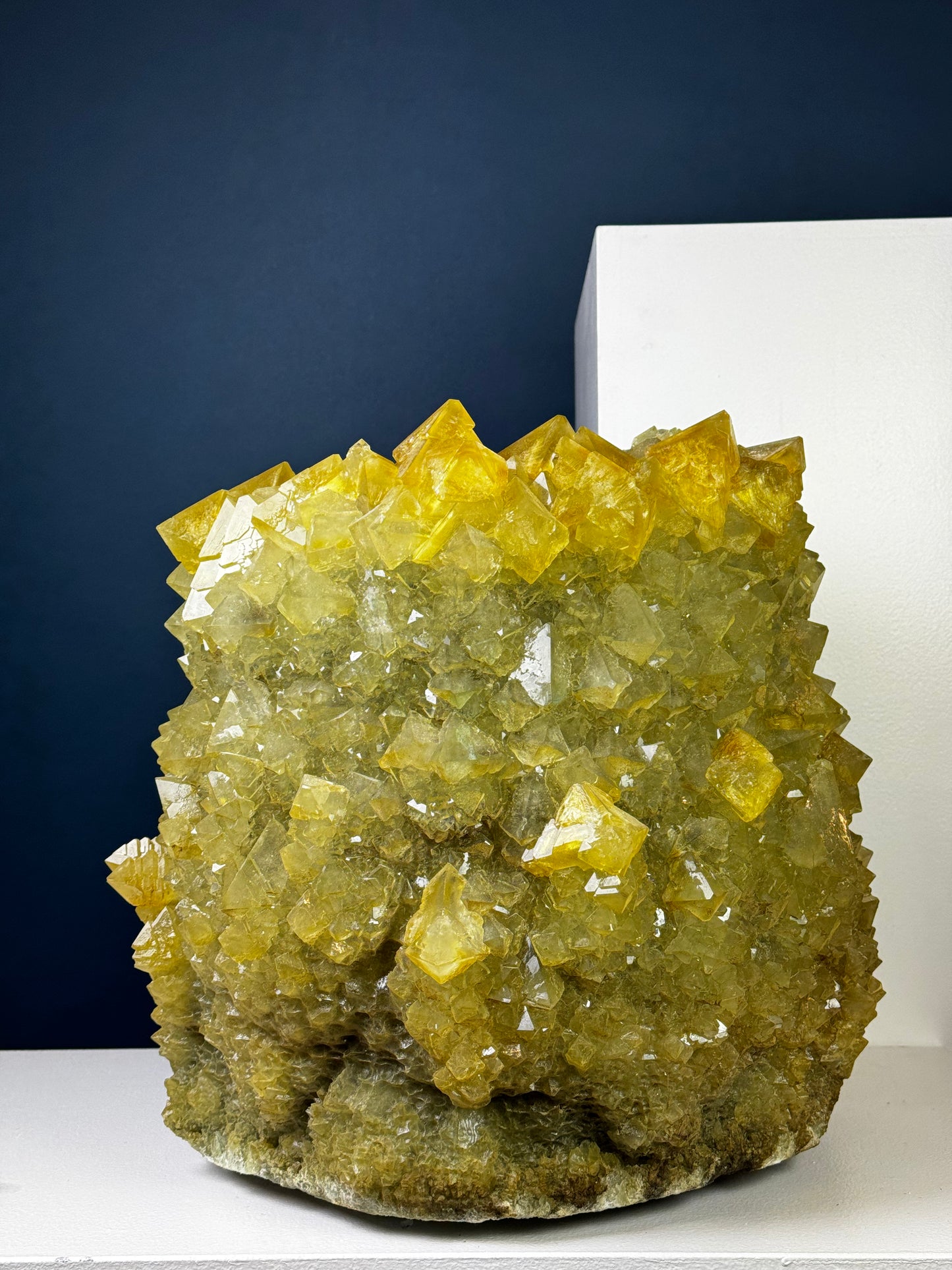 Crystal Vase Large - Moss