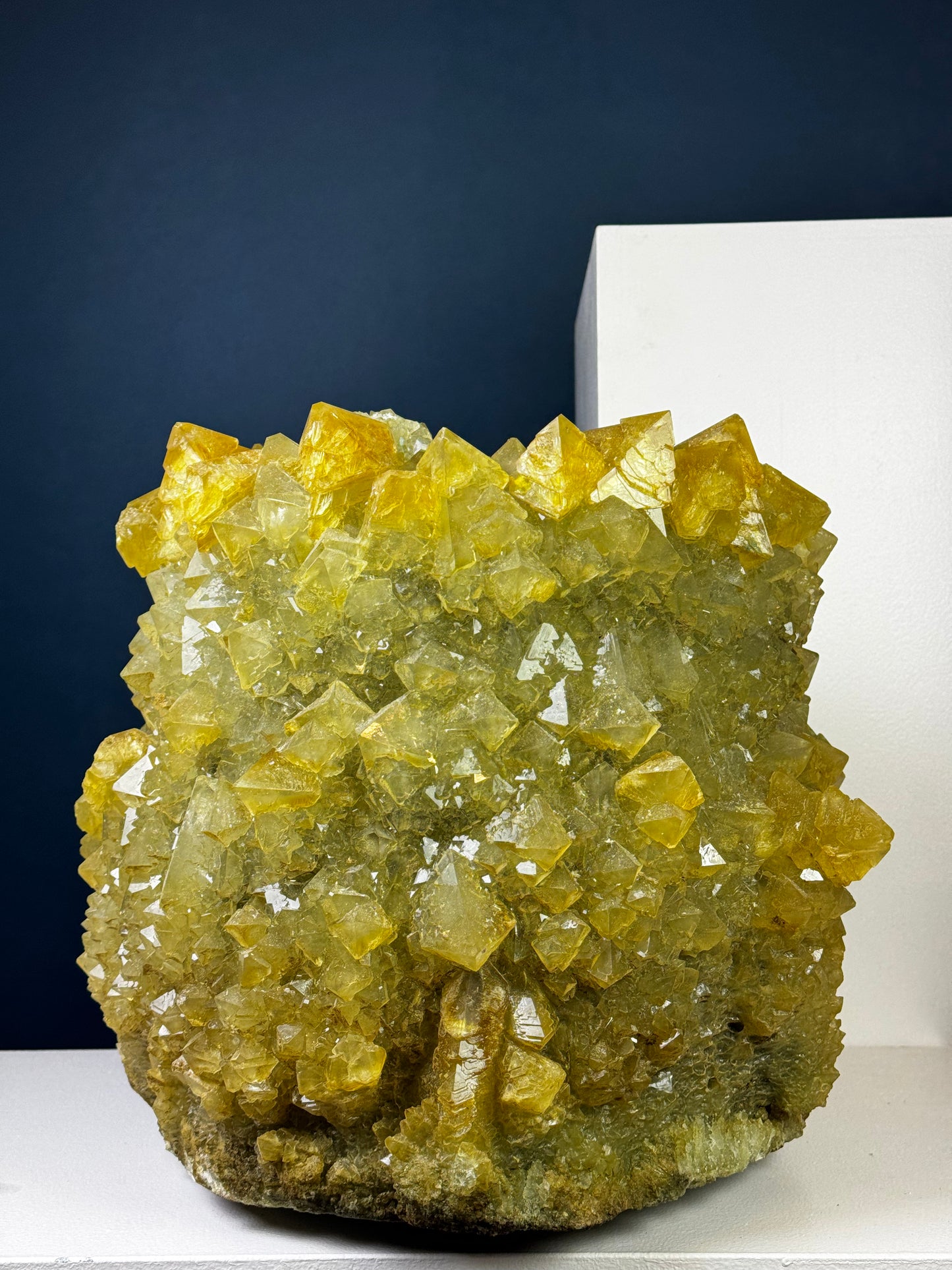 Crystal Vase Large - Moss