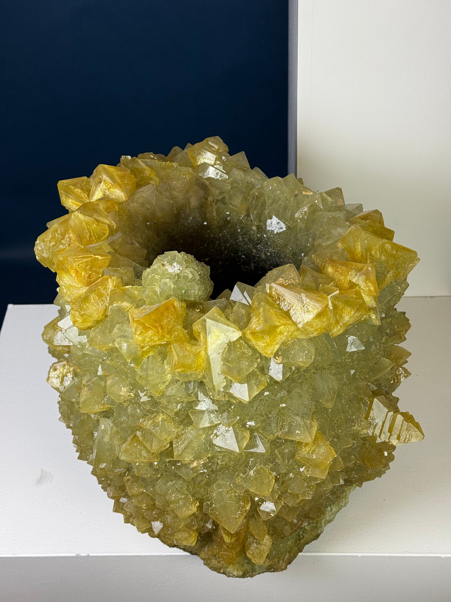 Crystal Vase Large - Moss