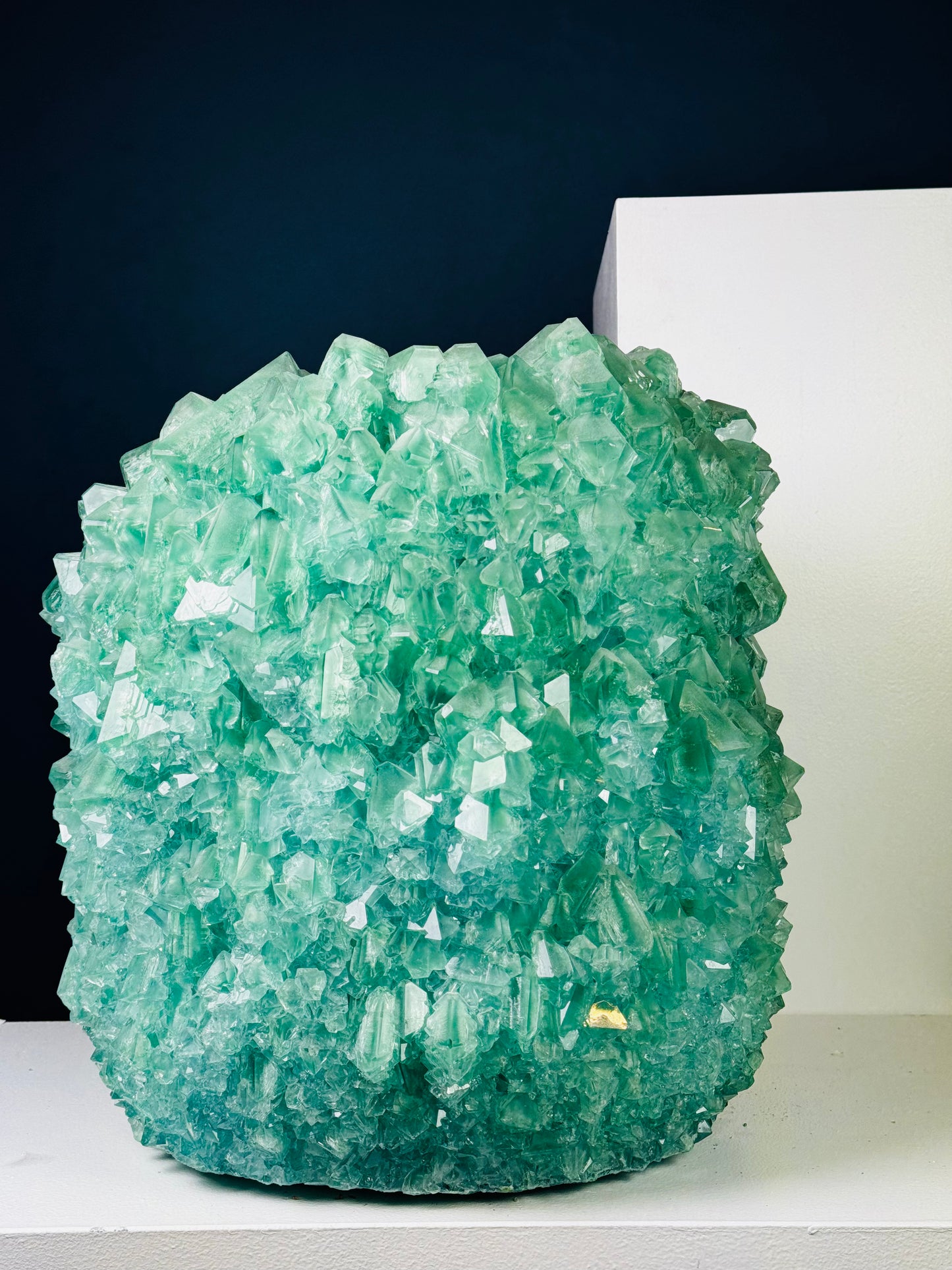 Crystal Vase Large - Celadon