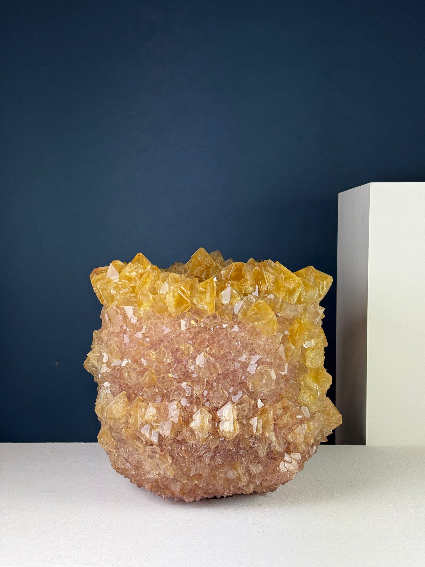 Crystal Vase Large - Gold