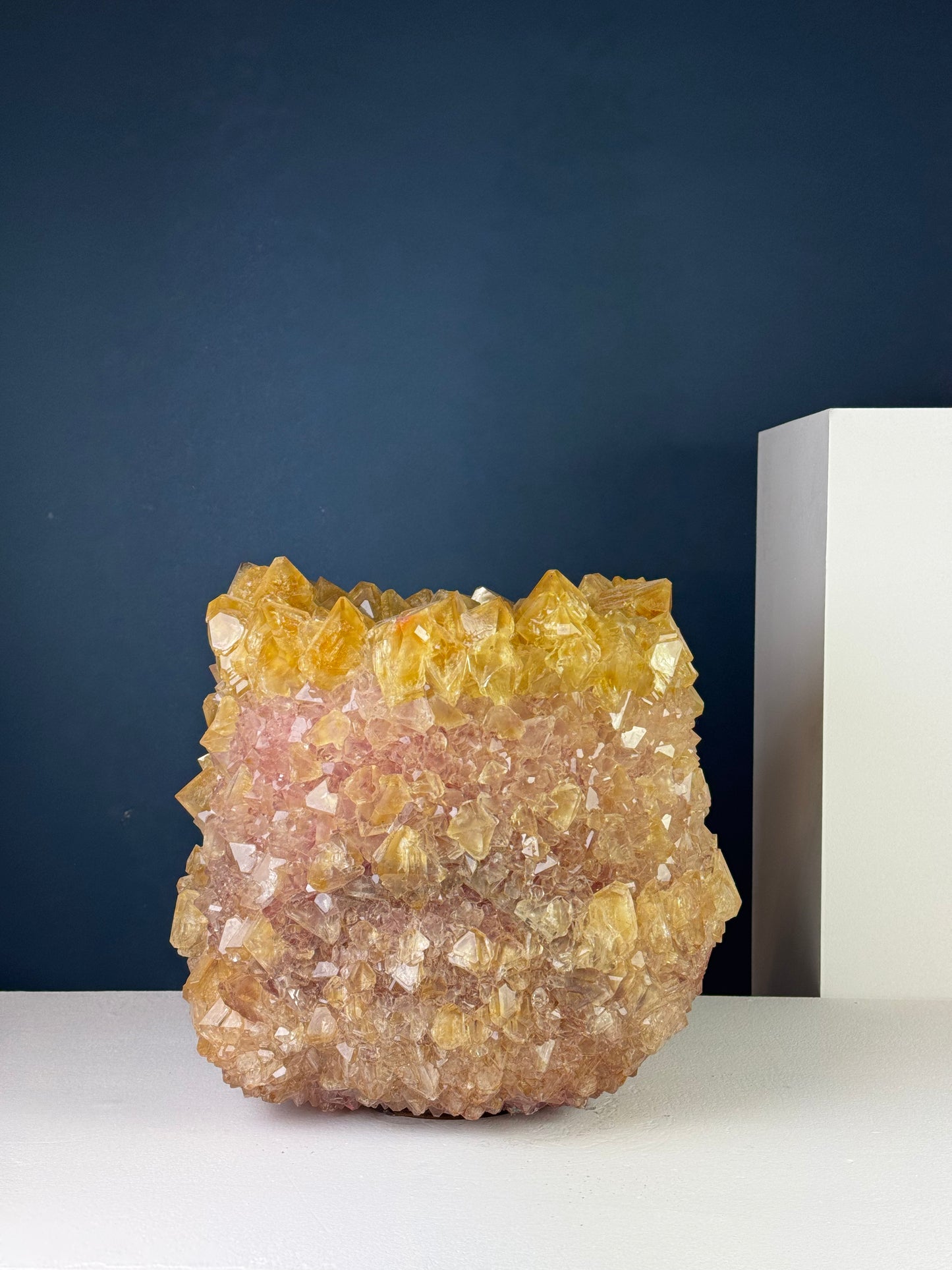 Crystal Vase Large - Gold