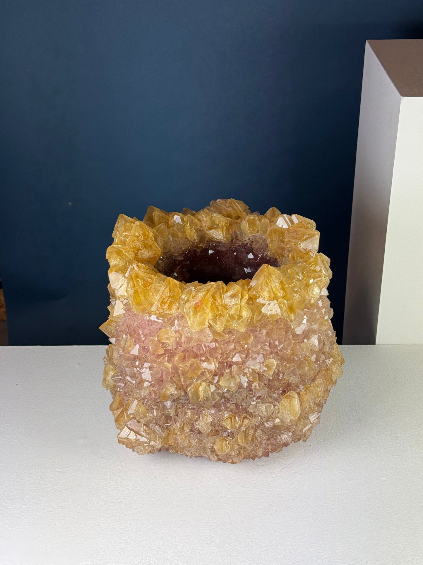 Crystal Vase Large - Gold