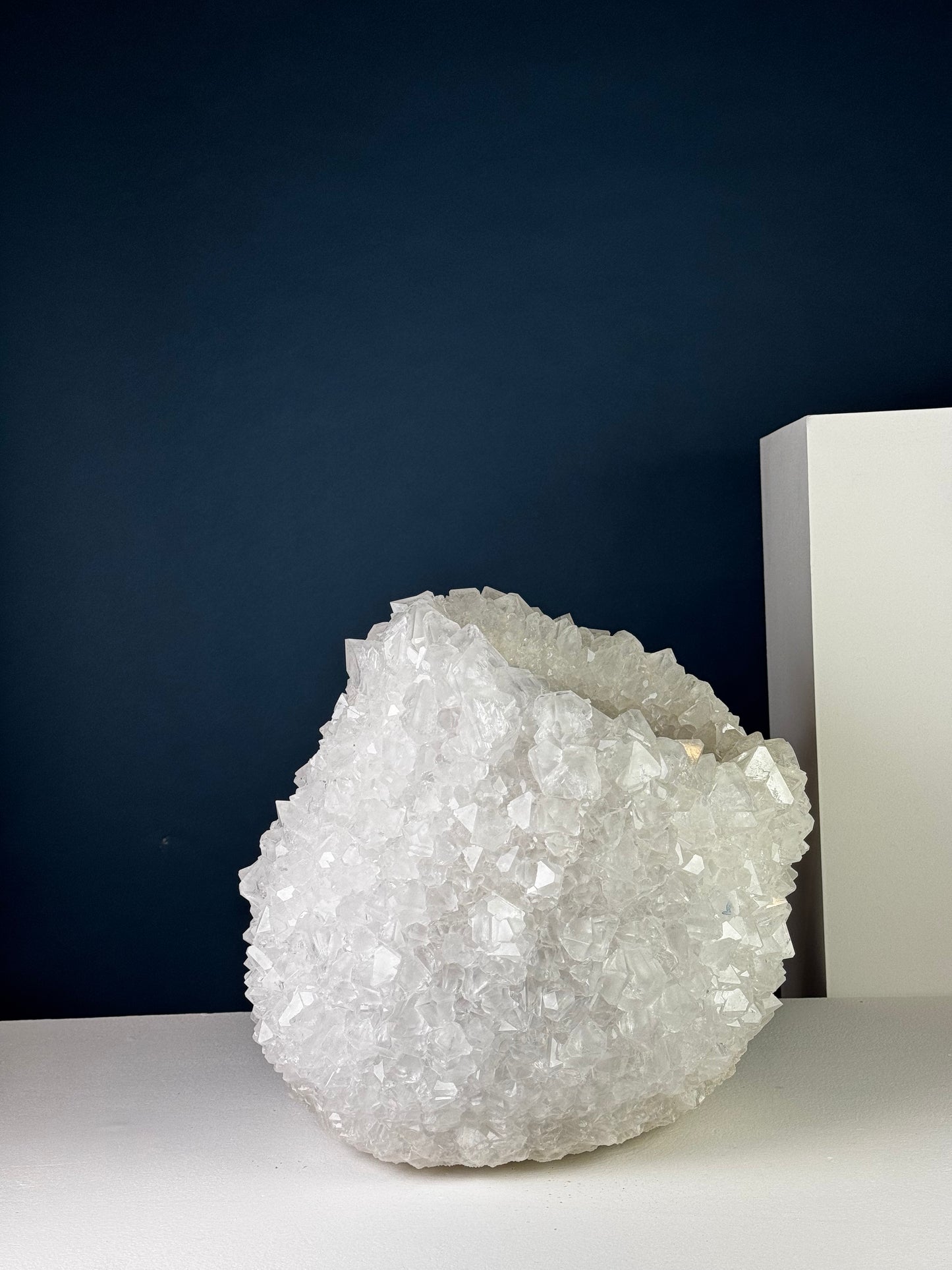 Crystal Vase Large - Snow white