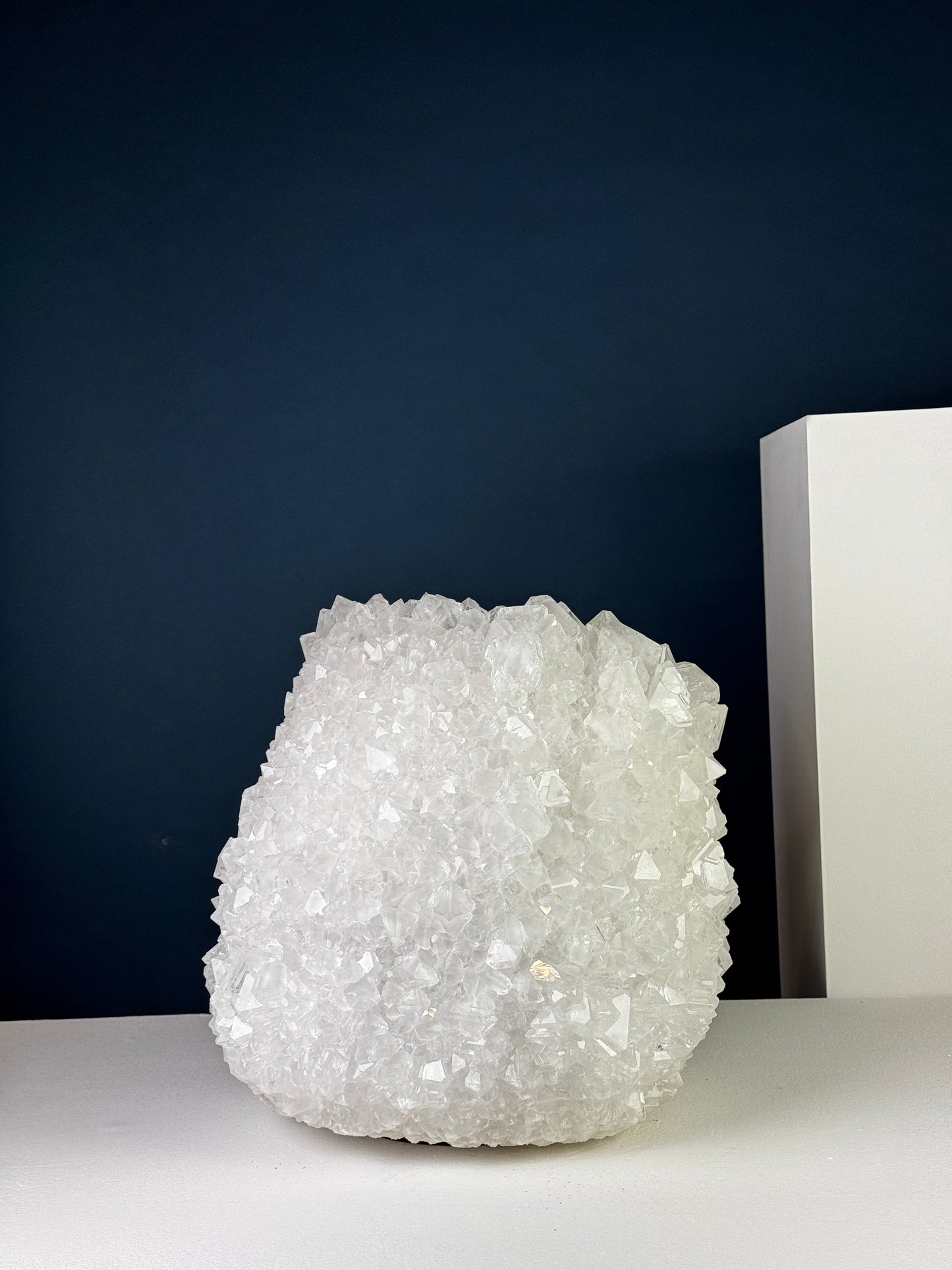 Crystal Vase Large - Snow white