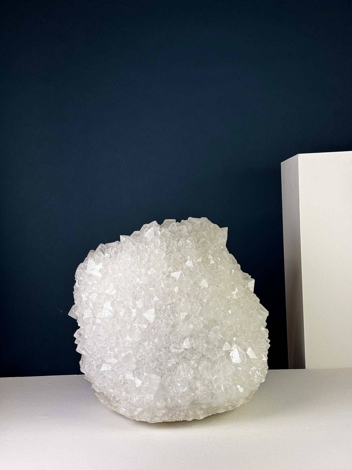 Crystal Vase Large - Snow white