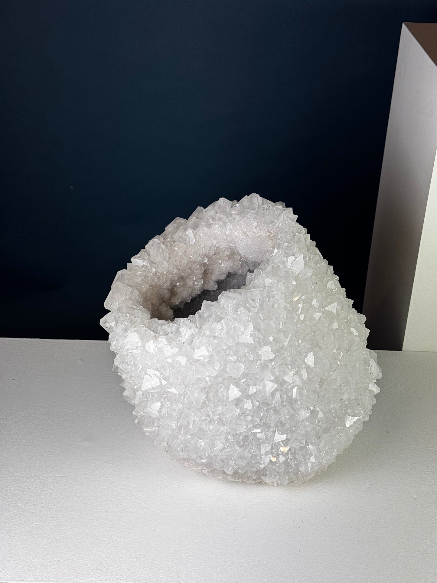 Crystal Vase Large - Snow white