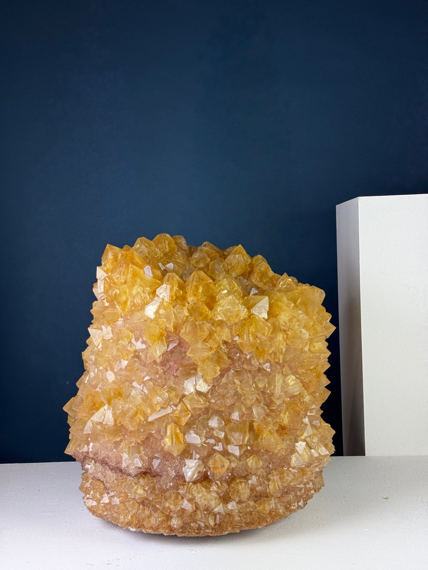 Crystal Vase Large - Saffron