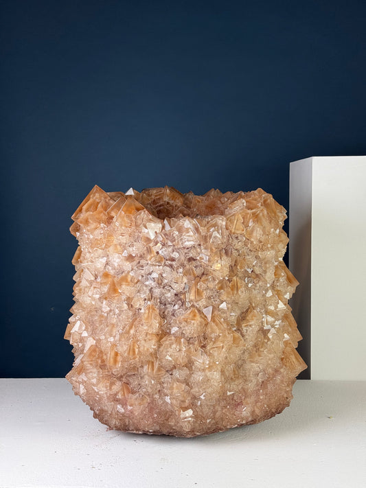 Crystal Vase Large - Chestnut