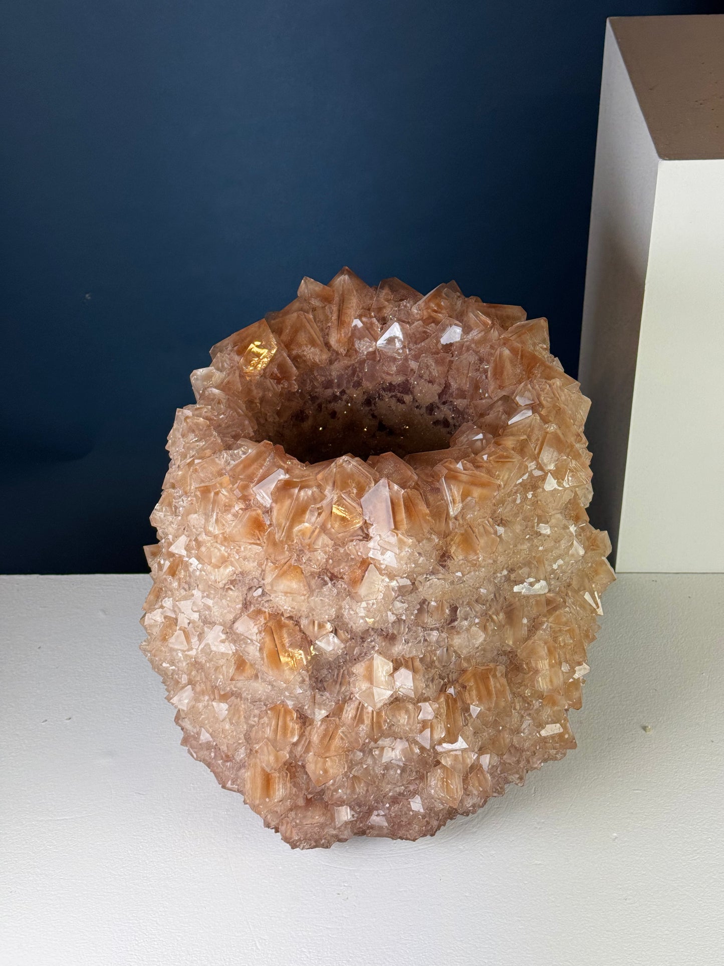 Crystal Vase Large - Chestnut