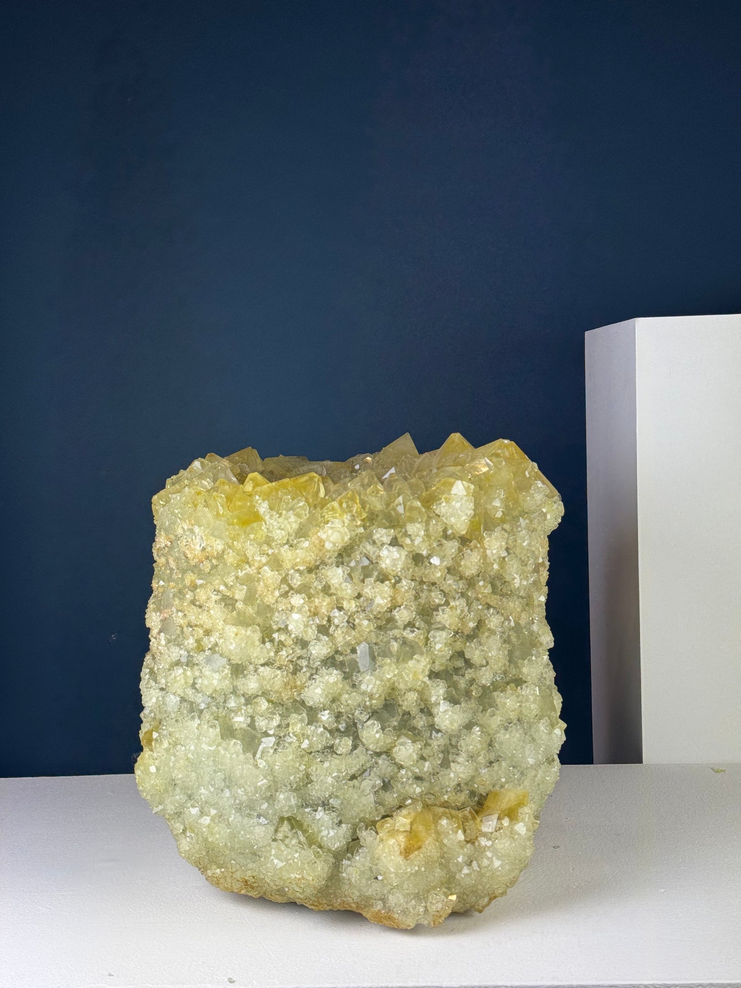 Crystal Vase Large - Fresh lime