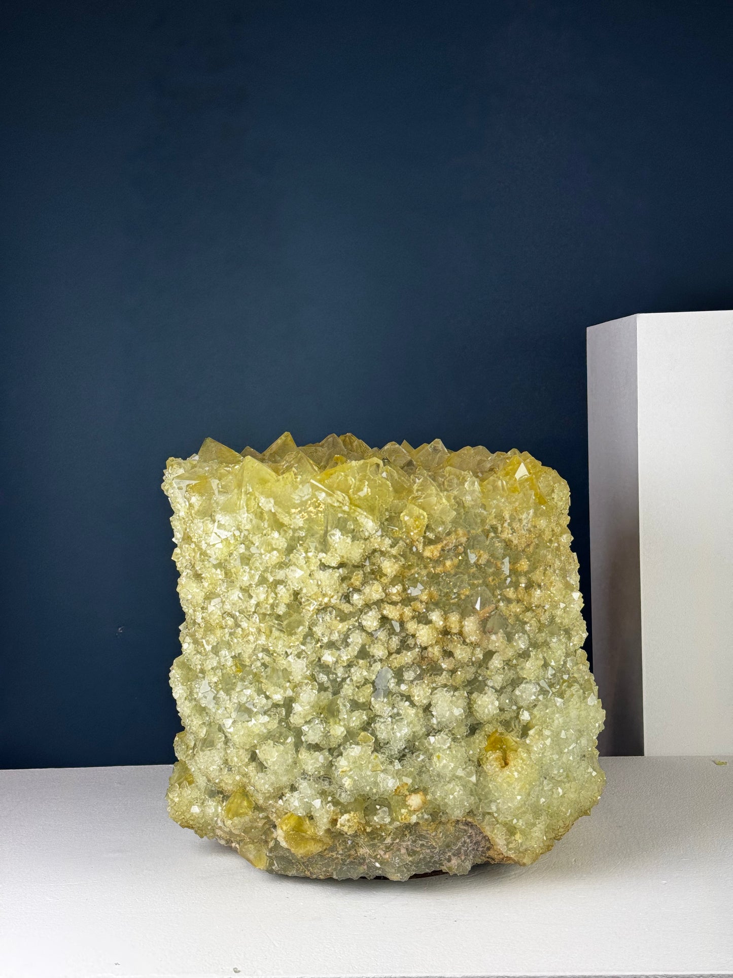 Crystal Vase Large - Fresh lime
