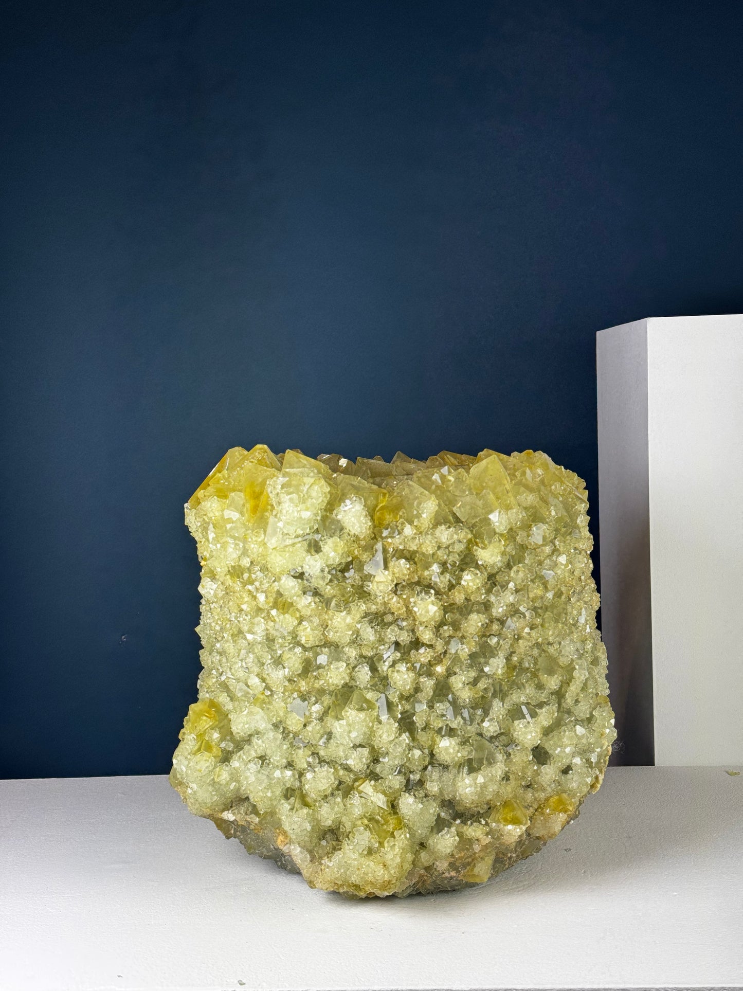 Crystal Vase Large - Fresh lime