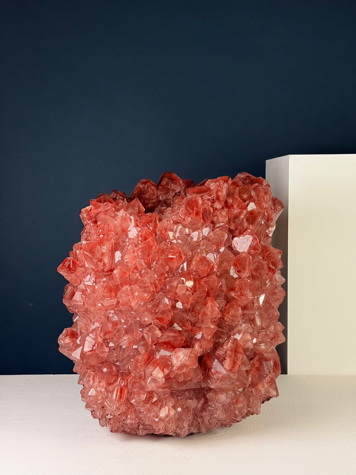 Crystal Vase Large - Claret