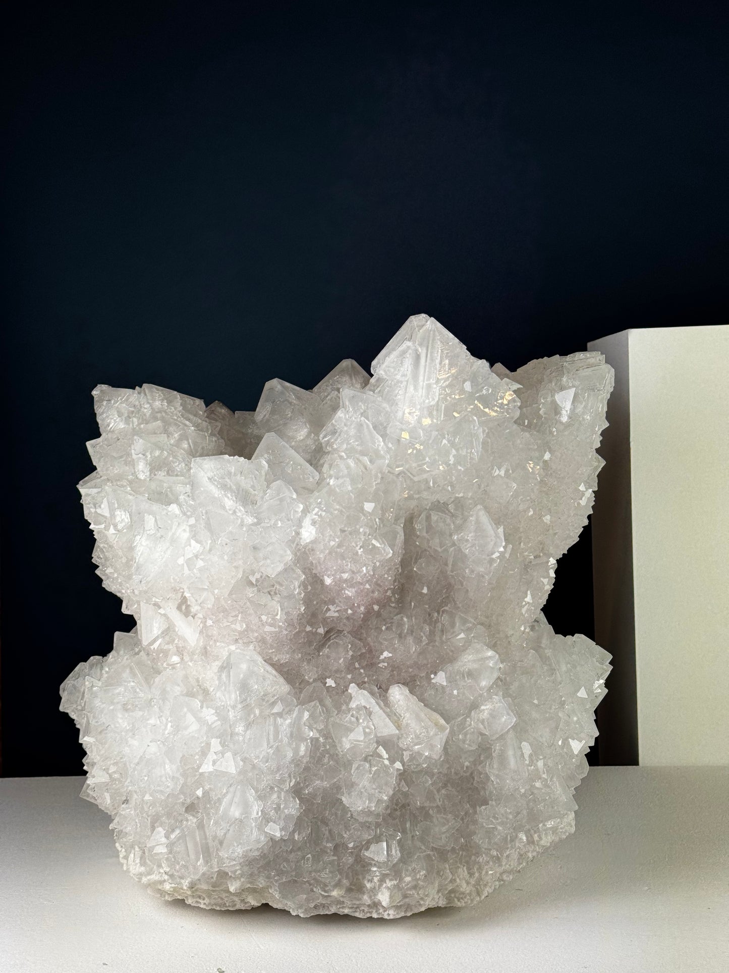 Crystal Vase Large - white blossom