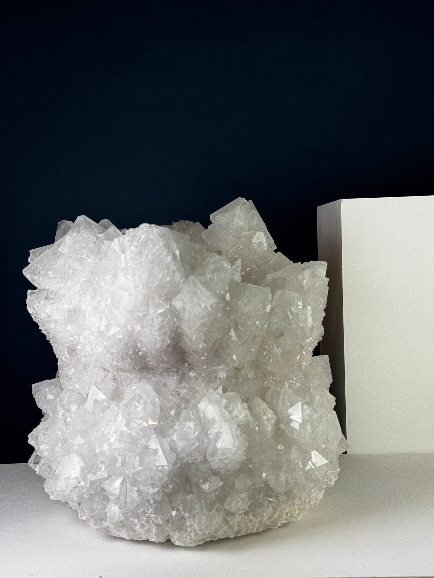Crystal Vase Large - white blossom