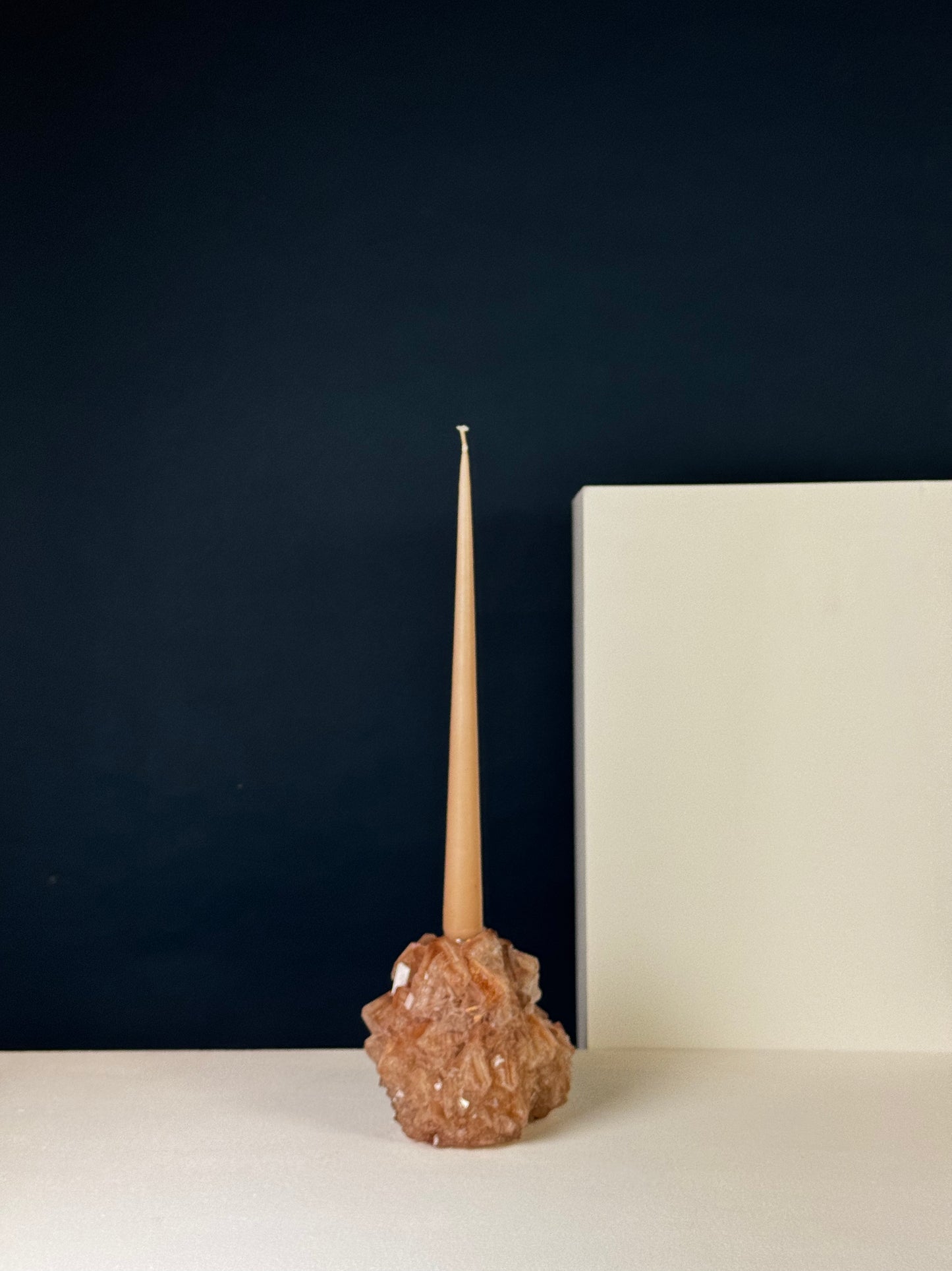 Candlestick Holder - Tan