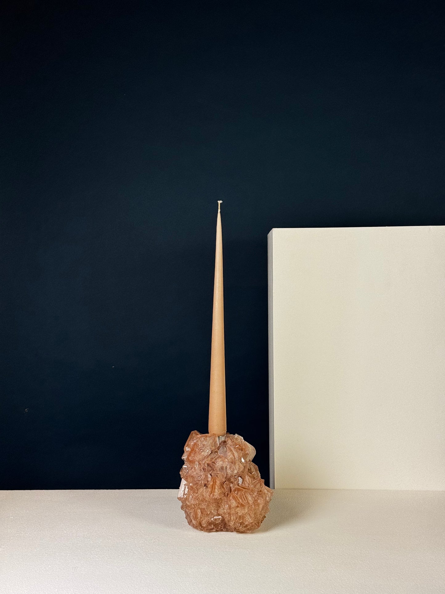 Candlestick Holder - Tan