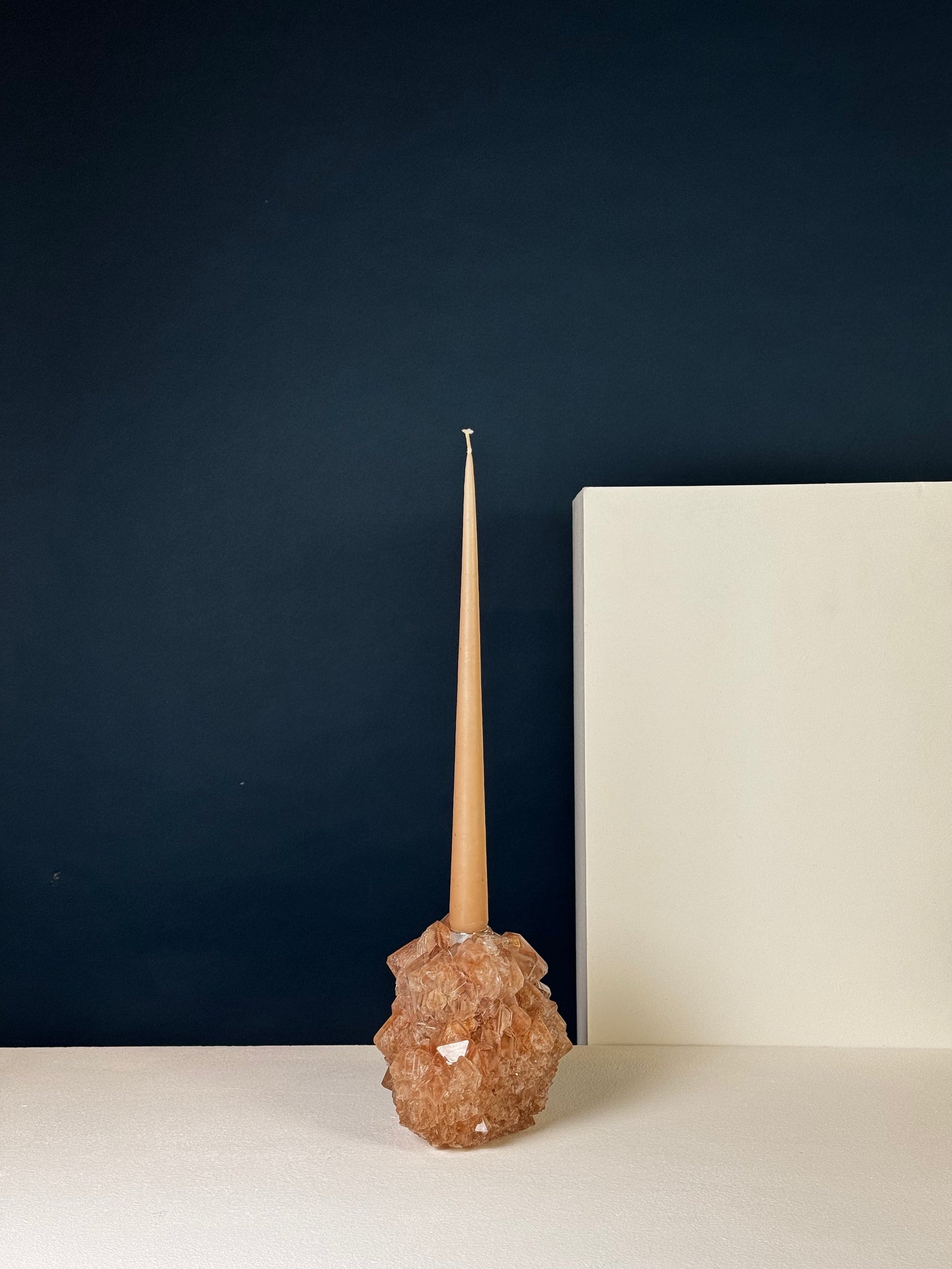 Candlestick Holder - Tan