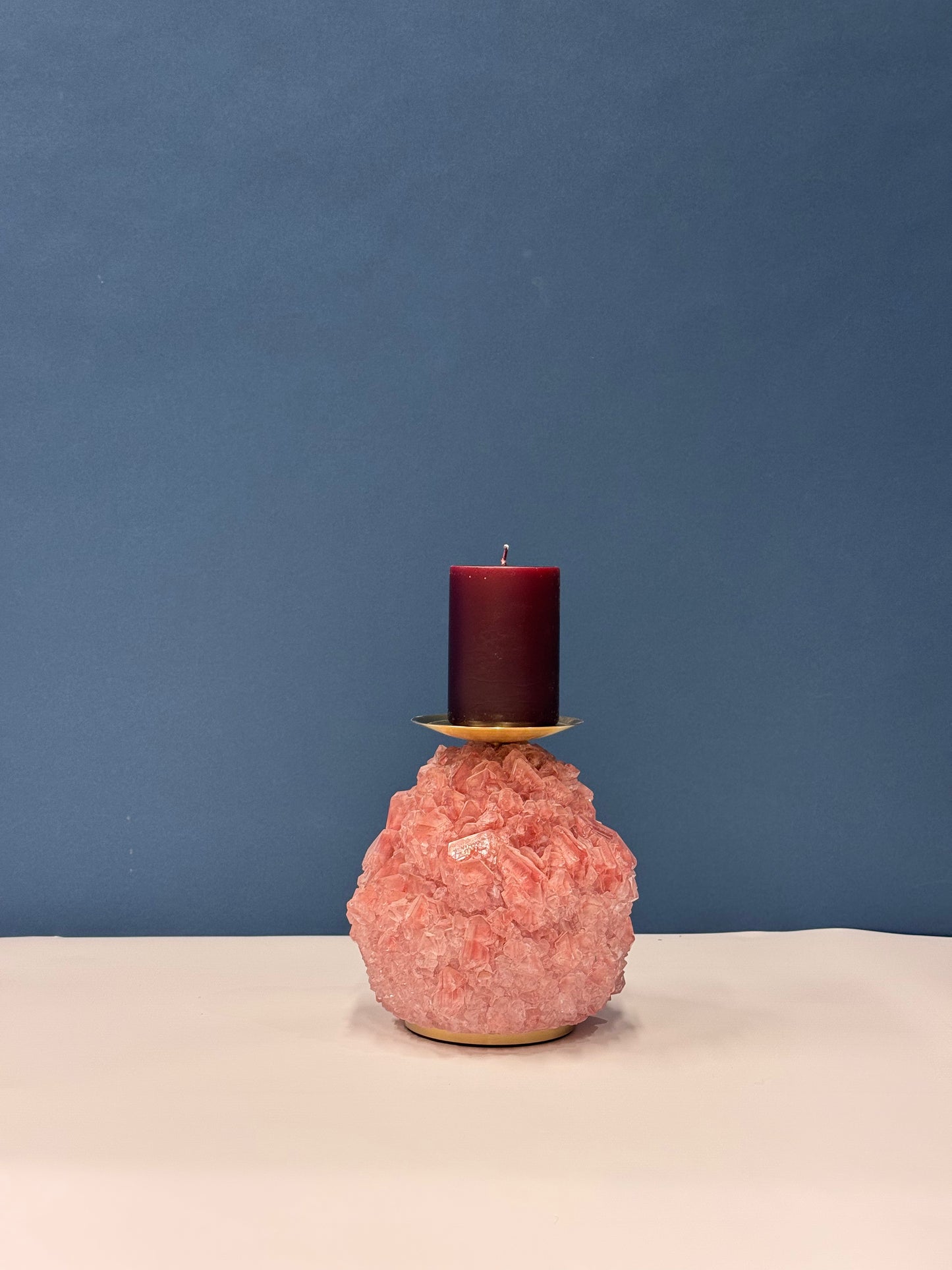 Pillar Candle Holder -  Chestnut