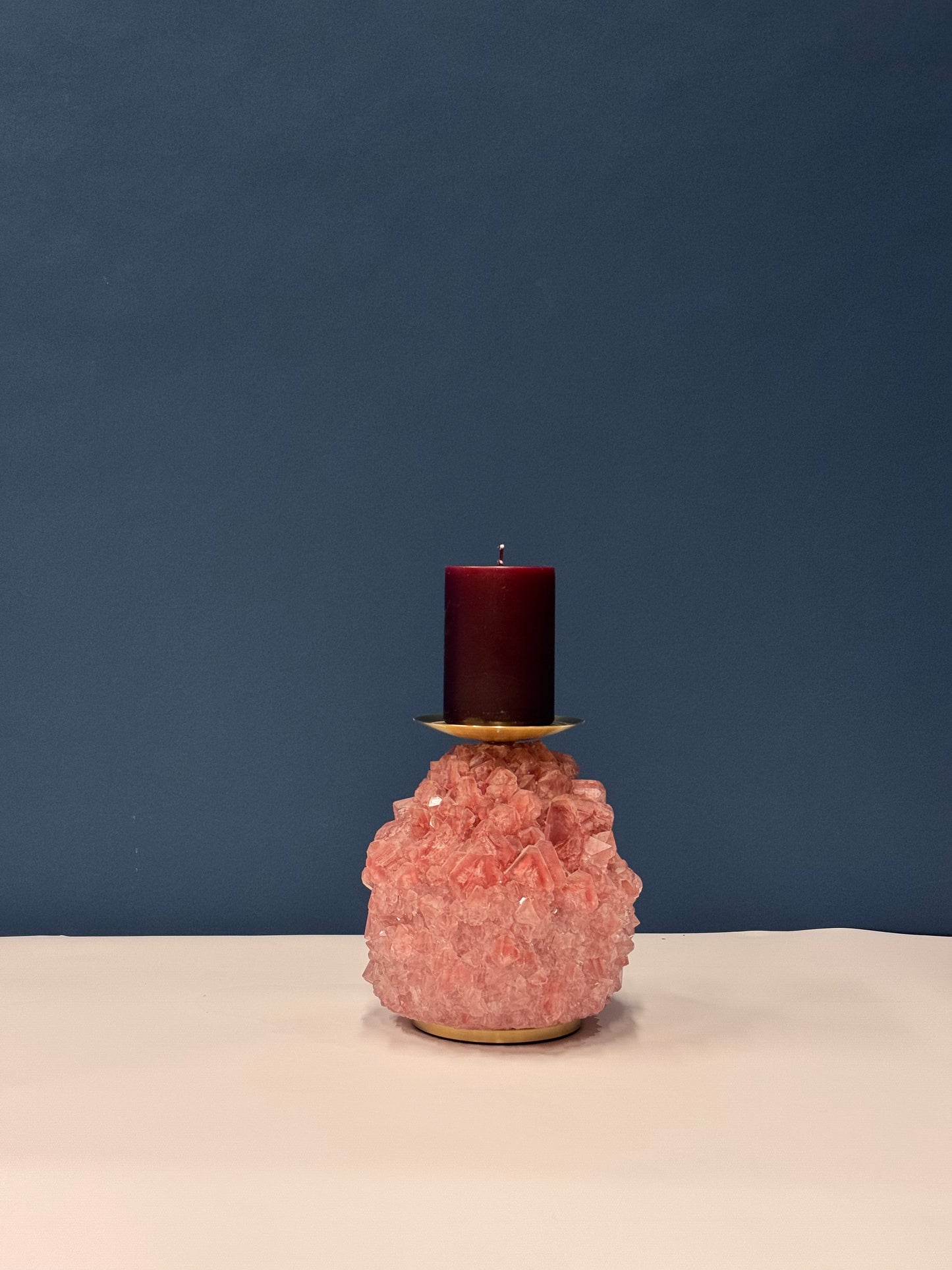 Pillar Candle Holder -  Chestnut