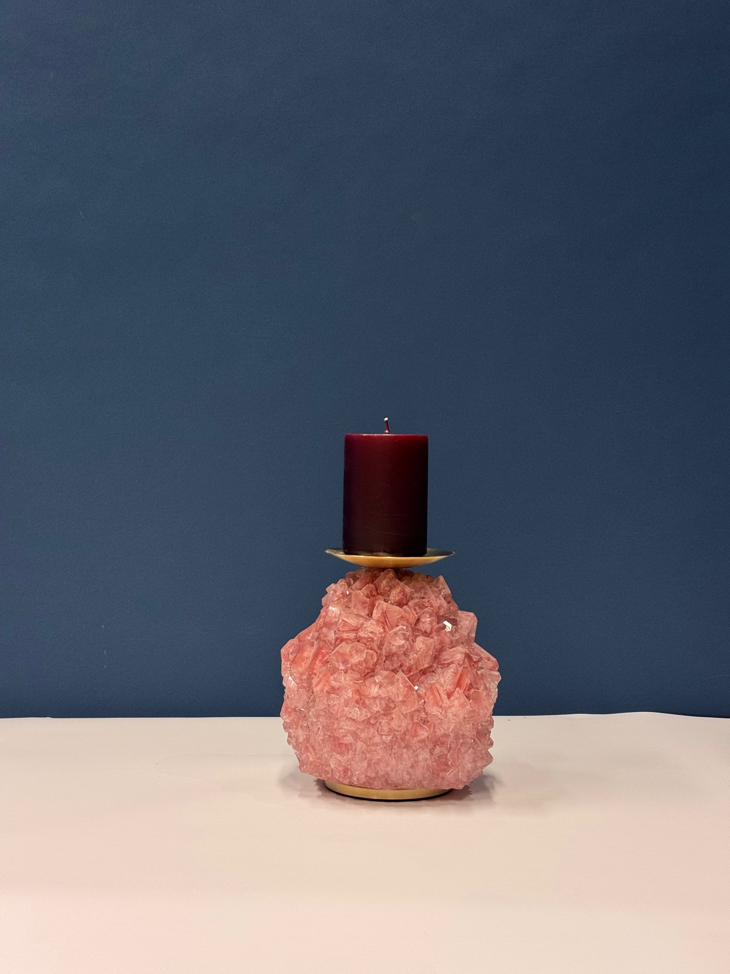 Pillar Candle Holder -  Chestnut