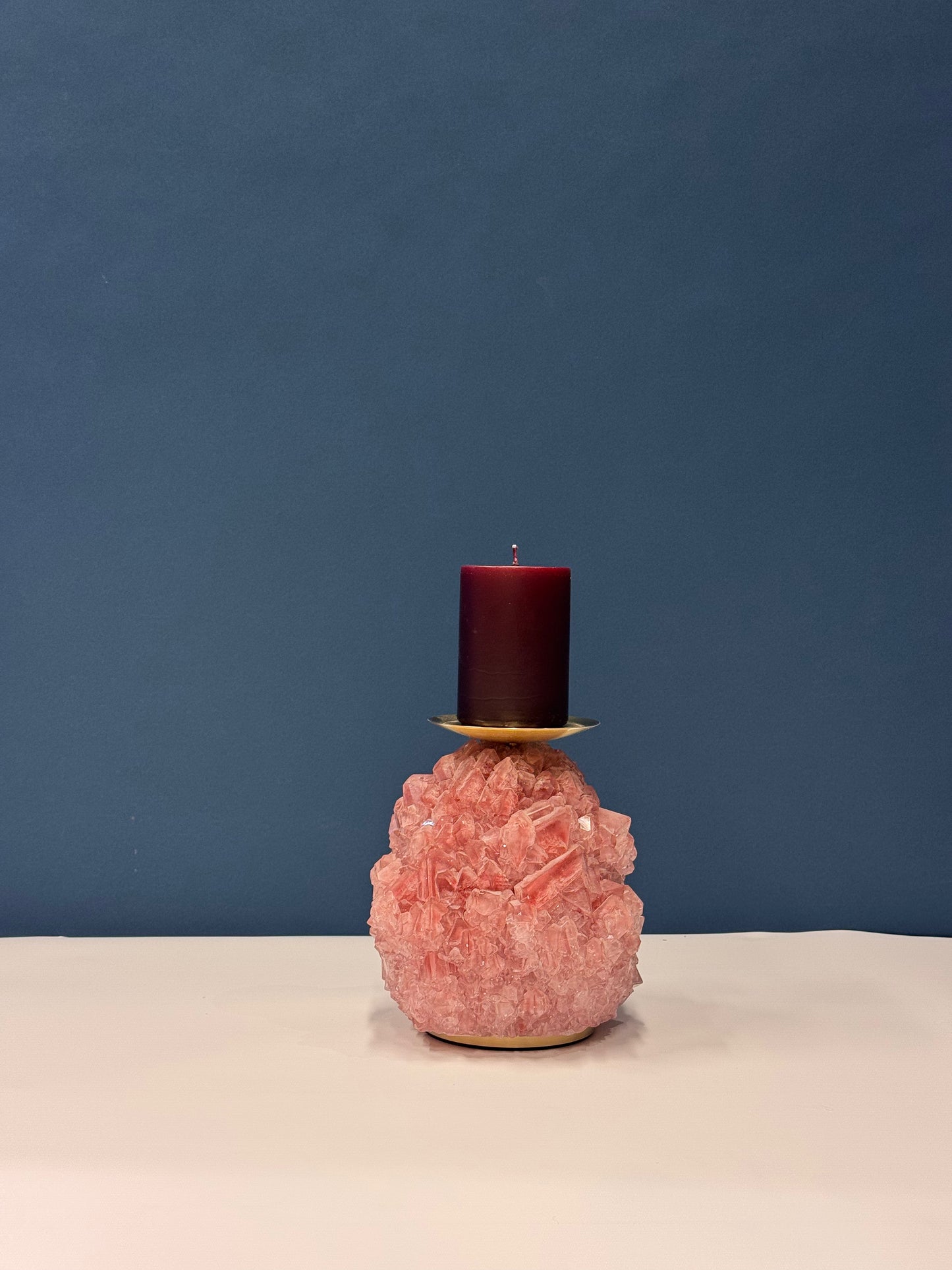 Pillar Candle Holder -  Chestnut