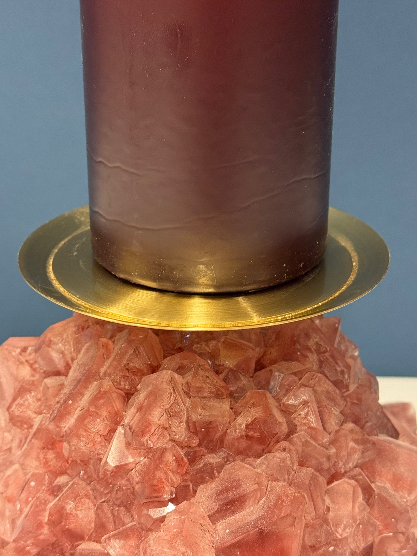 Pillar Candle Holder -  Chestnut