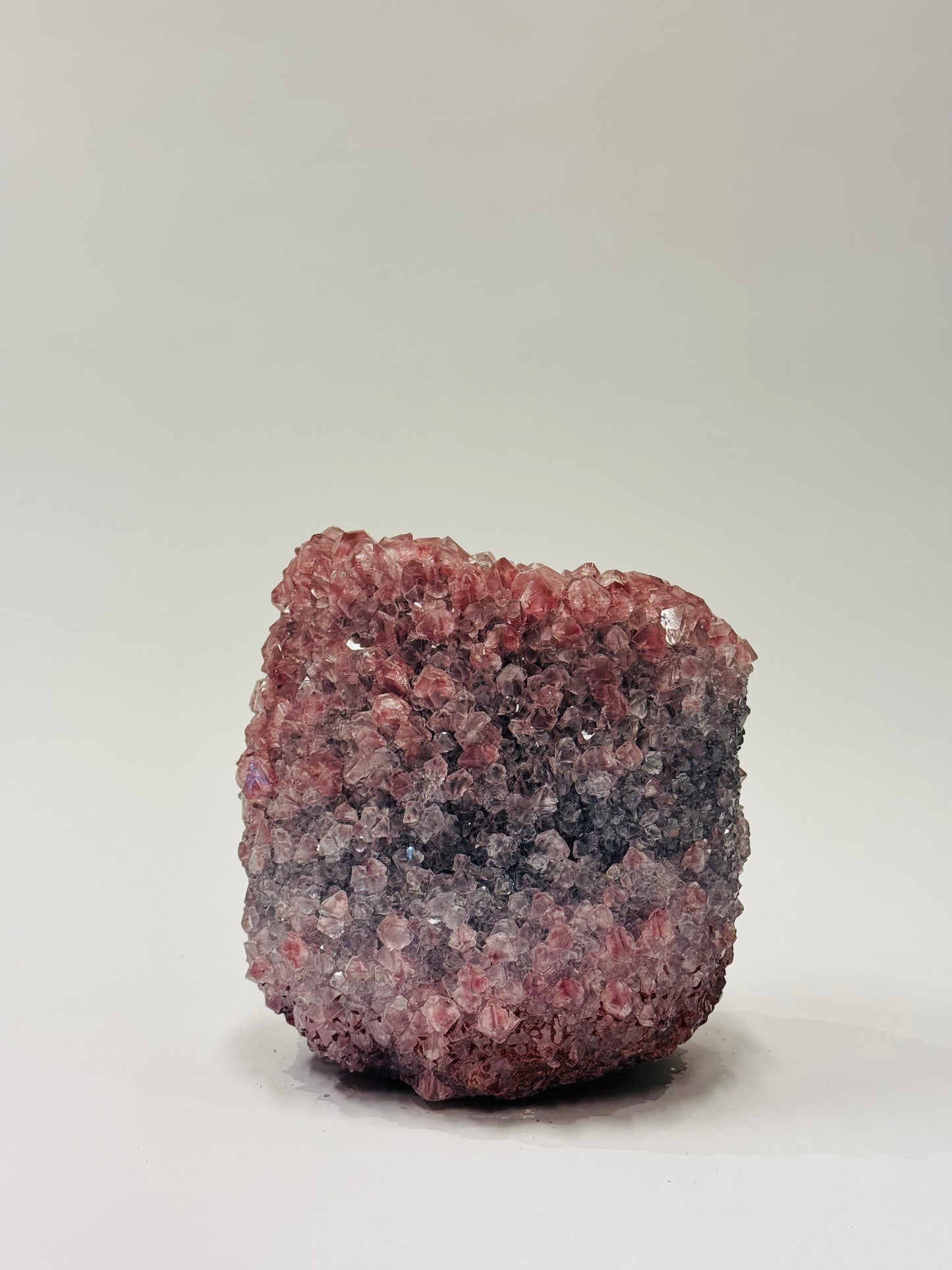 Medium Vase - Marbled Red-Grey