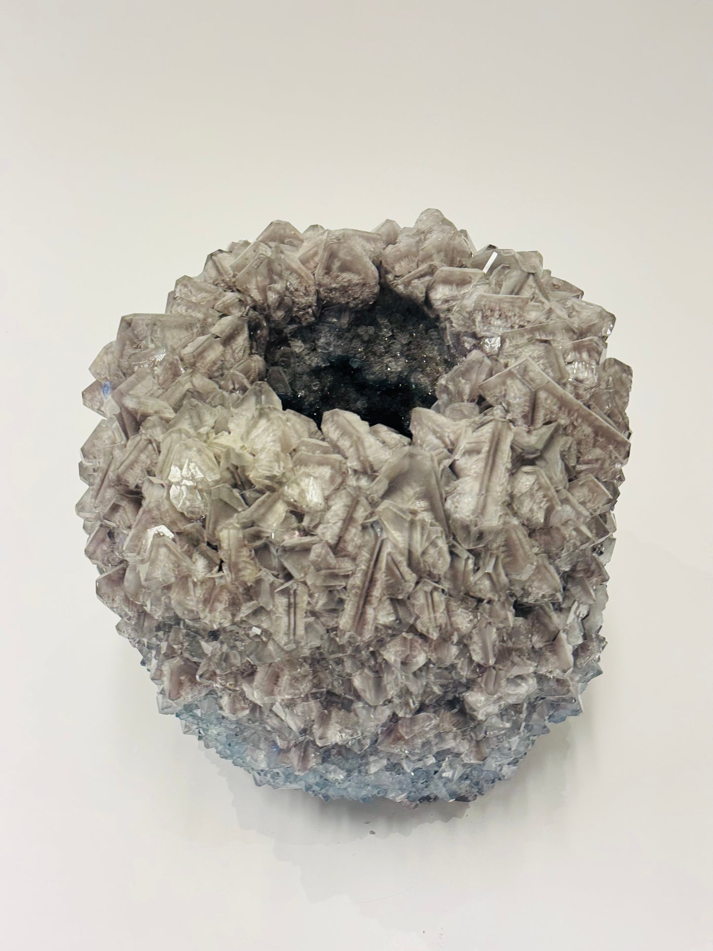 Medium Vase - Marbled Grey-Blue