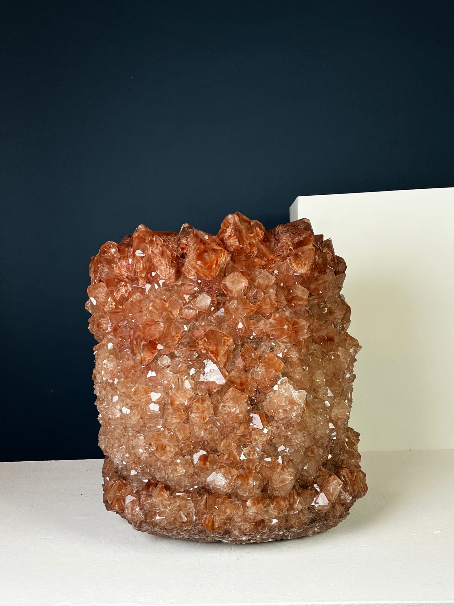 Crystal Vase Large - Coppery
