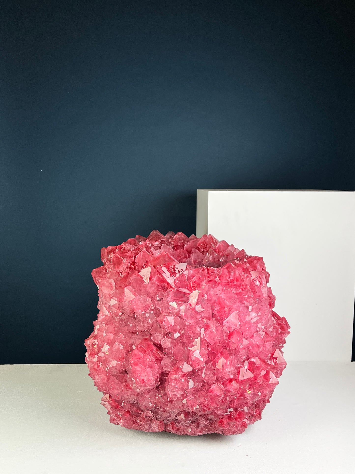 Crystal Vase Large - Hard blush