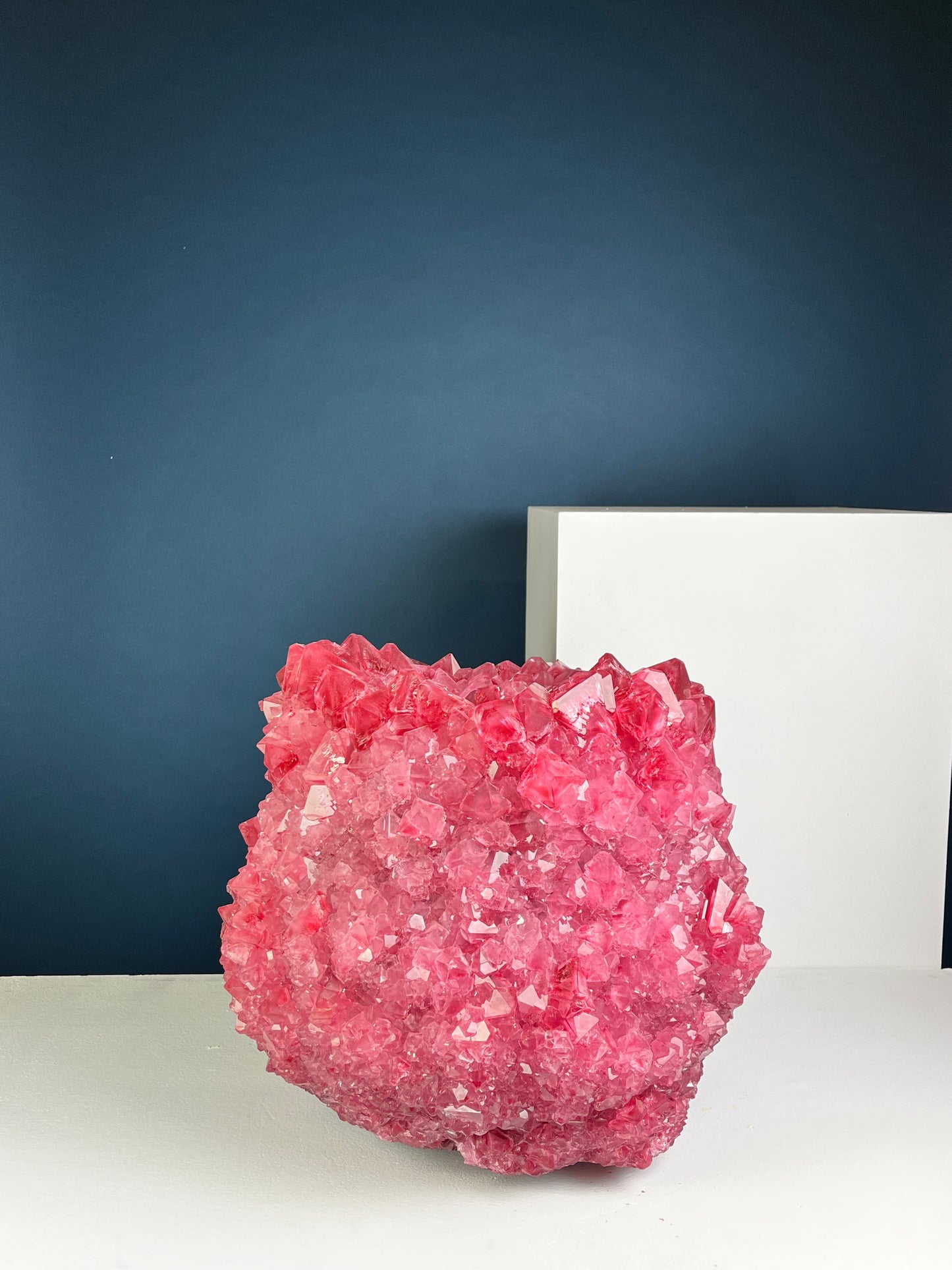 Crystal Vase Large - Hard blush