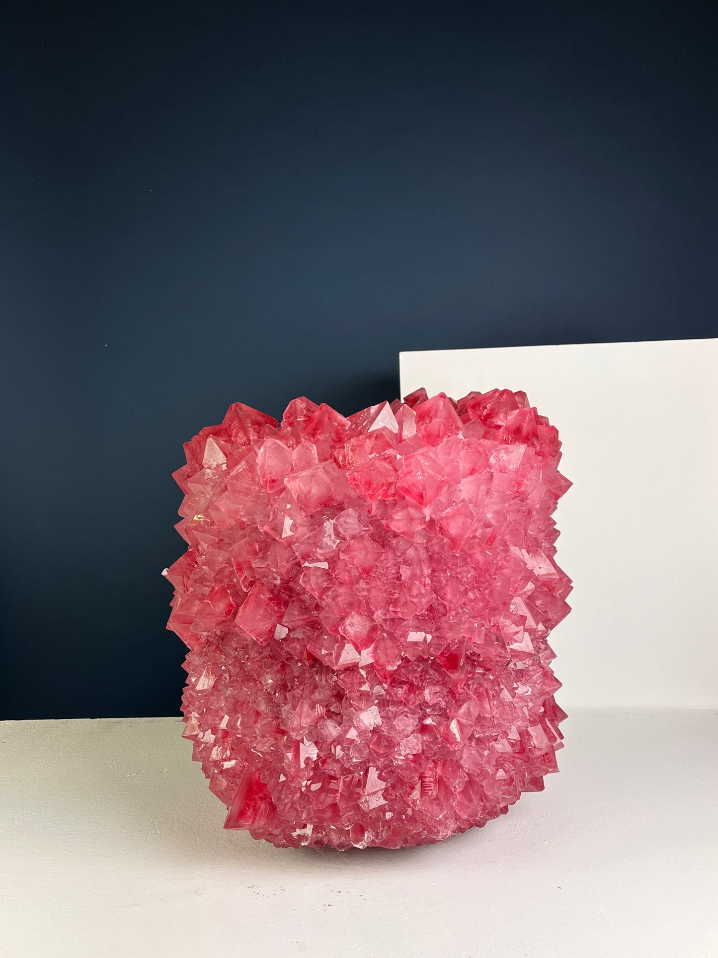 Crystal Vase Large - Pink