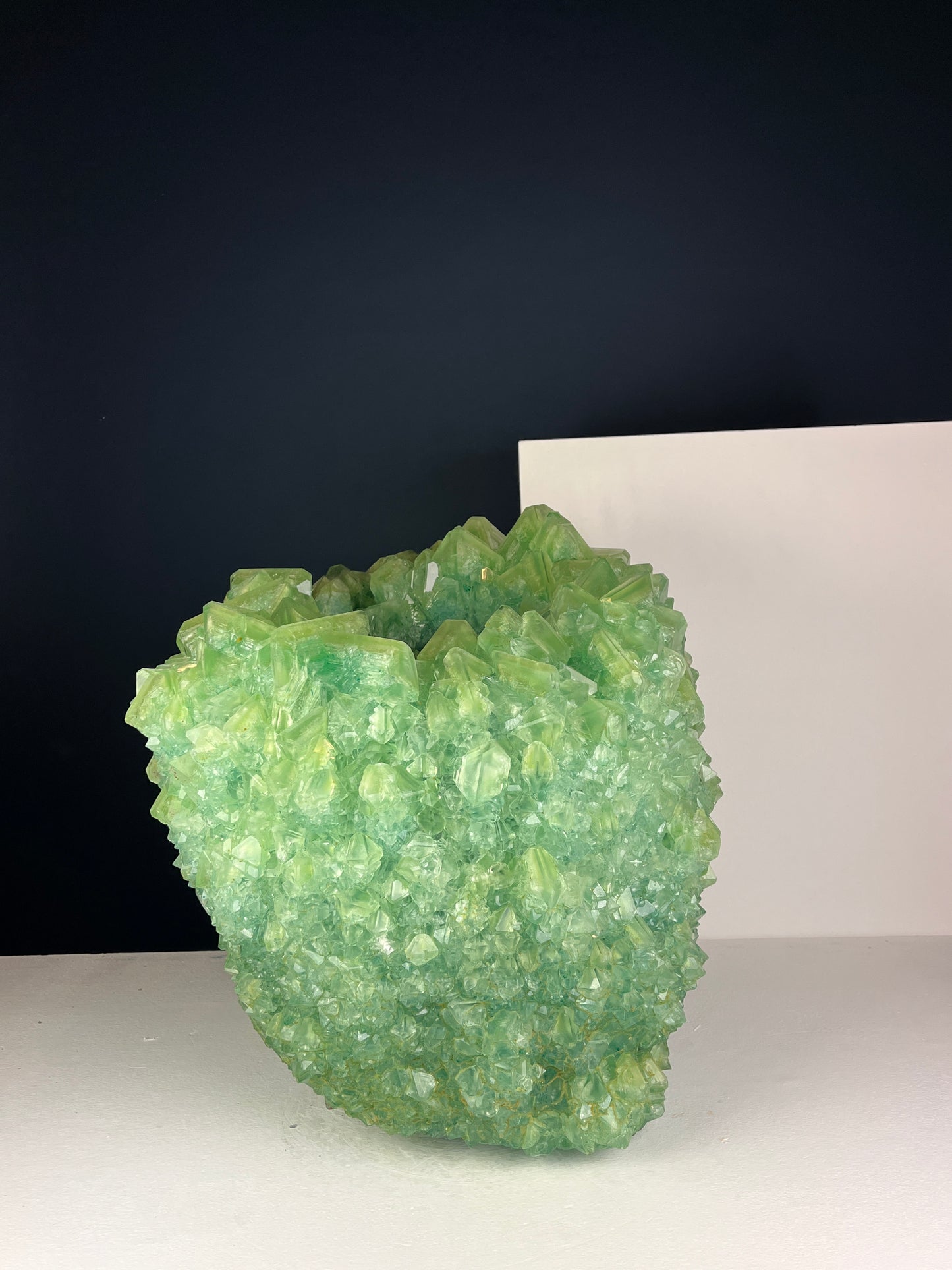 Crystal Vase Large - Light green