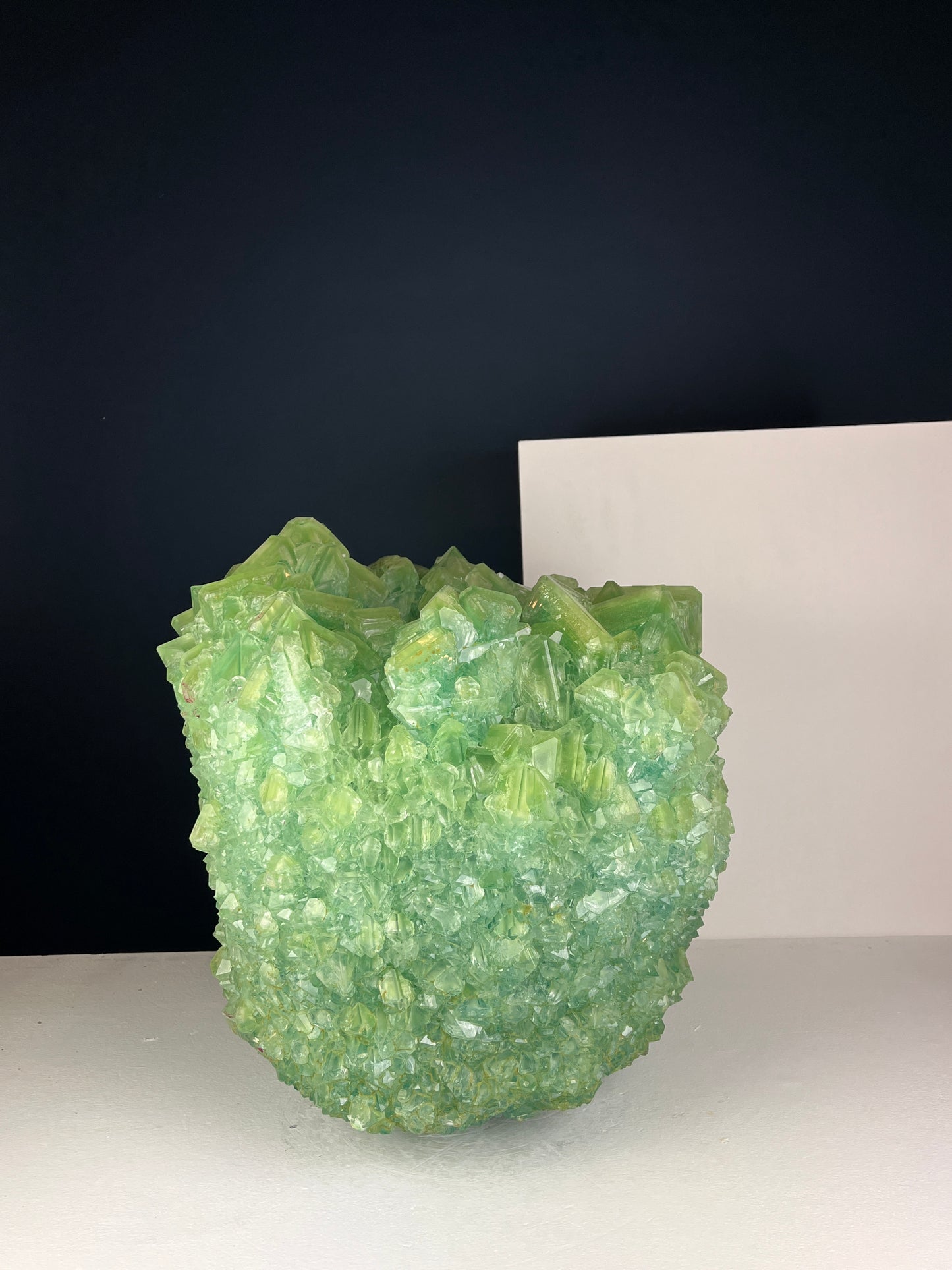 Crystal Vase Large - Light green
