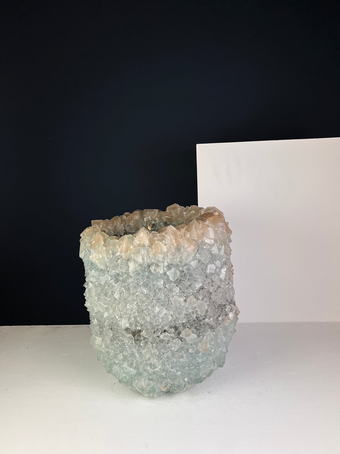Crystal Vase Large - Winter forest