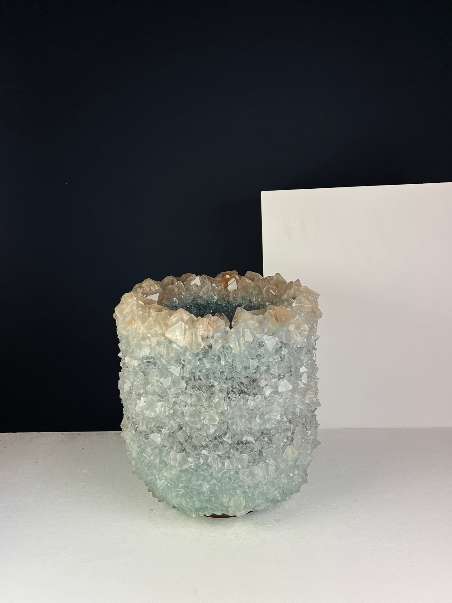 Crystal Vase Large - Winter forest