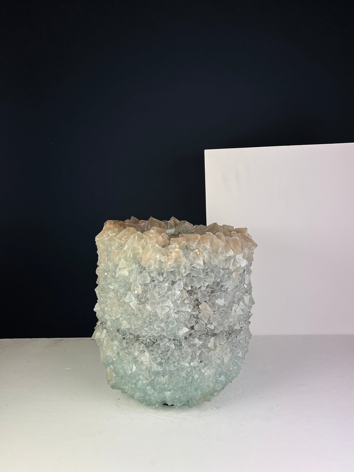 Crystal Vase Large - Winter forest