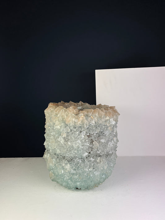 Crystal Vase Large - Winter forest