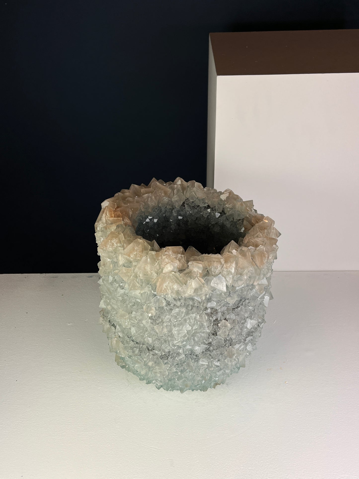 Crystal Vase Large - Winter forest