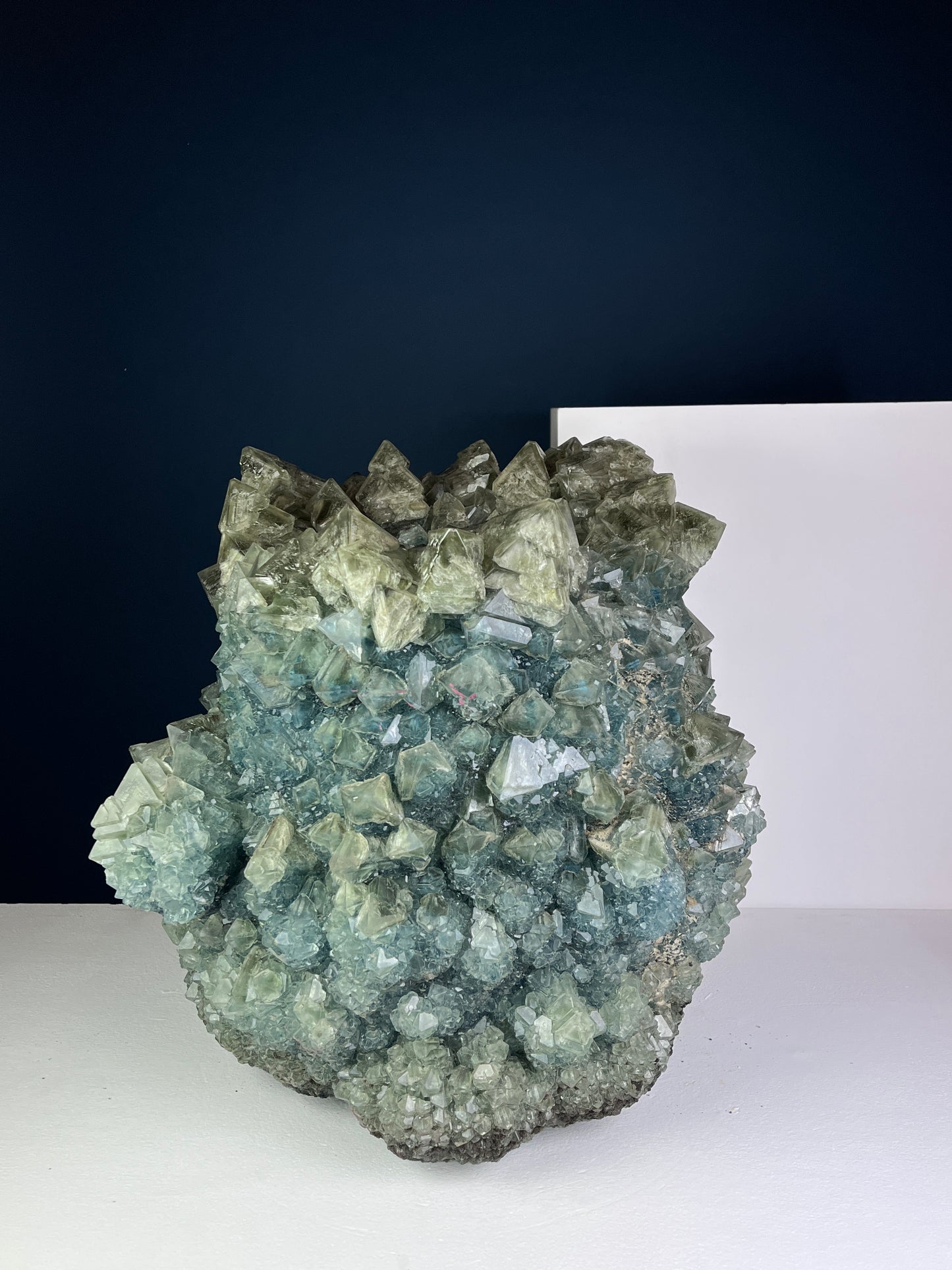 Crystal Vase Large - Deep green