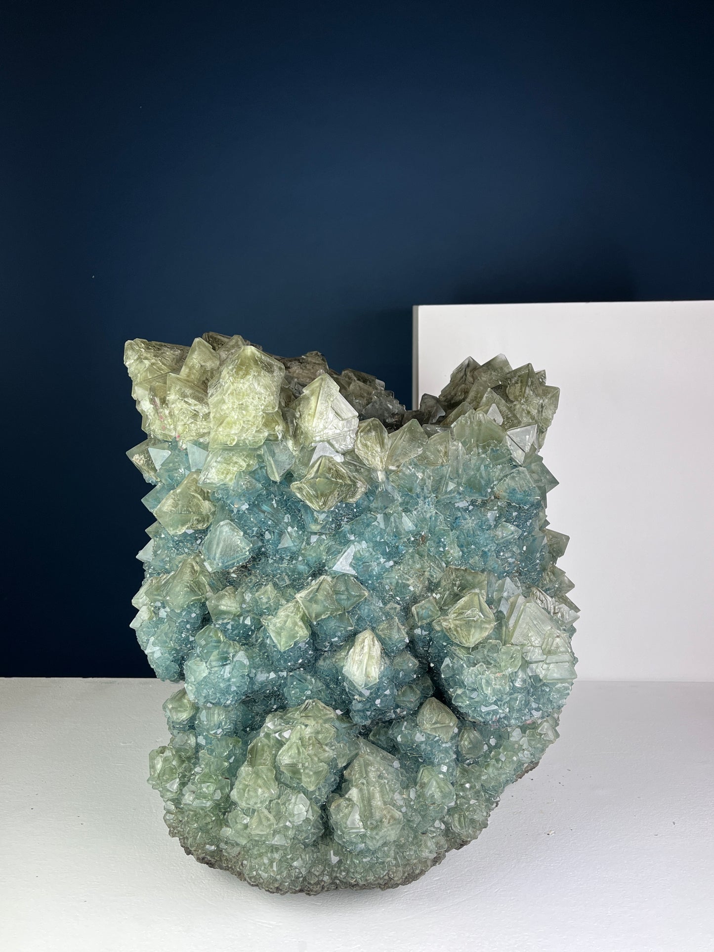 Crystal Vase Large - Deep green