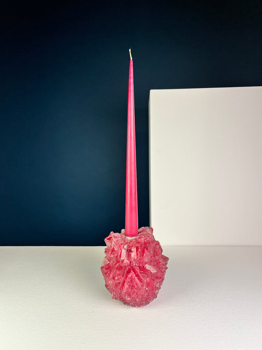 Candlestick Holder - Maroon