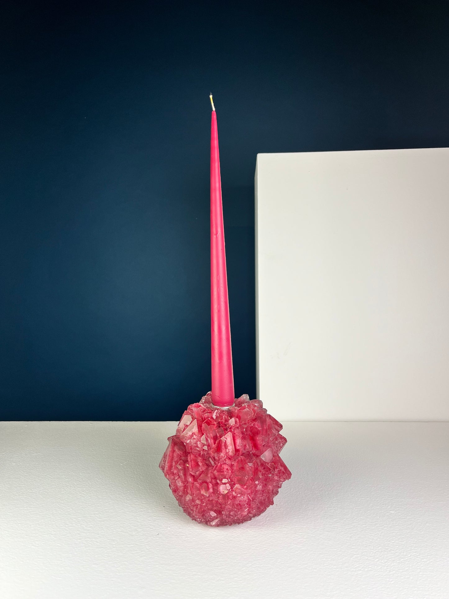 Candlestick Holder - Maroon