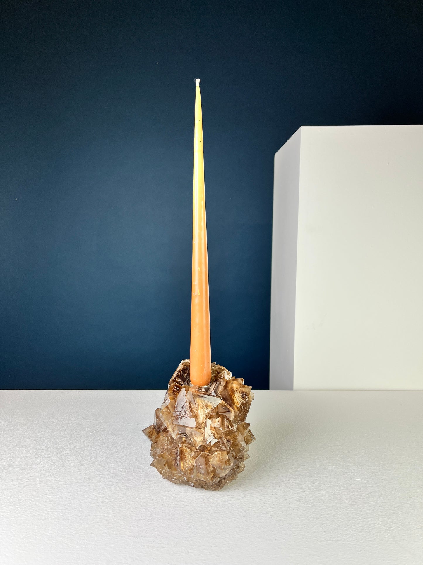 Candlestick Holder - Chocolate brown